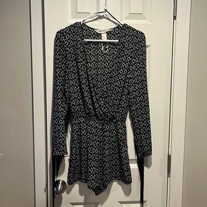 H&M Coachella Black & White Romper